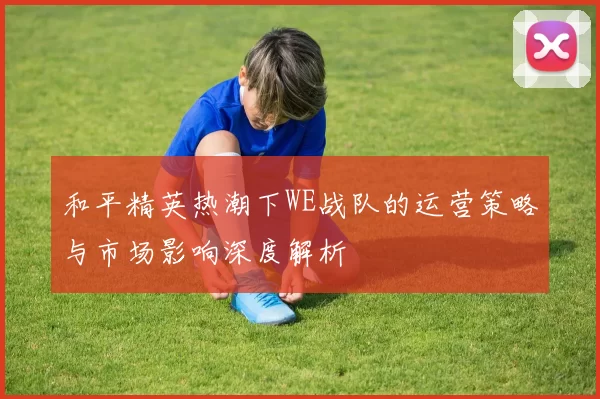 和平精英热潮下WE战队的运营策略与市场影响深度解析